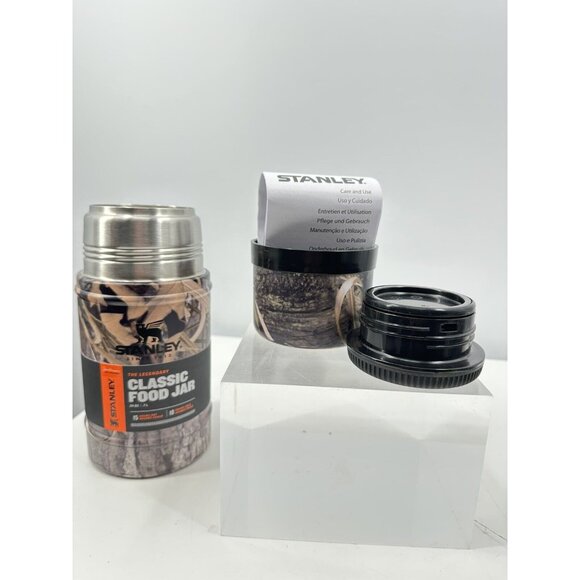 Stanley Classic Legendary Food Jar Habitat 24 Oz Mossy Oak Shadow Grass - Picture 8 of 9